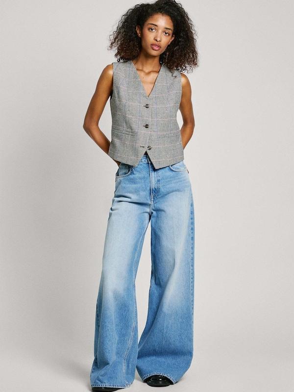Pepe Jeans Pepe Jeans Anzugweste 'Florina' in Weiß Im Verkauf
