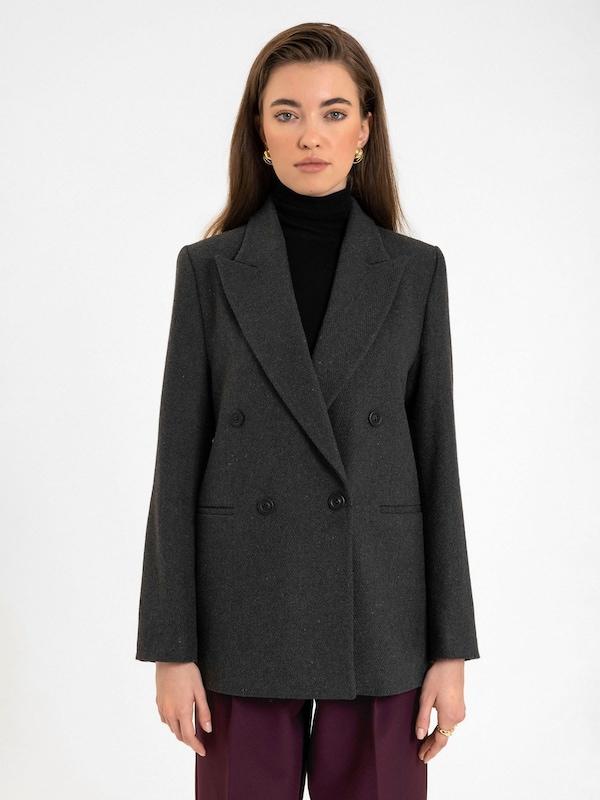 Antioch Antioch Blazer 'Joao' in Graumeliert Outlet