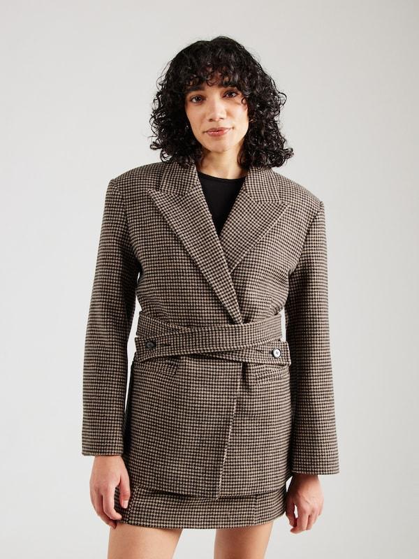 u0026 Other Stories & Other Stories Blazer in Cappuccino Dunkelbraun Auslauf