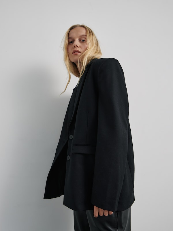 ABOUT YOU x Marie von Behrens ABOUT YOU x Marie von Behrens Blazer 'Caya' in Schwarz Verkauf