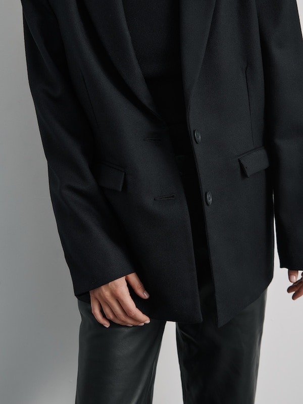 ABOUT YOU x Marie von Behrens ABOUT YOU x Marie von Behrens Blazer 'Caya' in Schwarz Verkauf