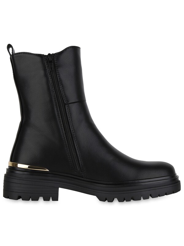 Van Hill Van Hill Stiefelette 'Amelia' in Schwarz Kauf eins, bekomm eins gratis