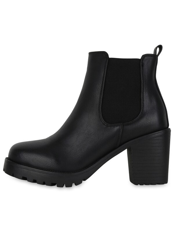 Van Hill Van Hill Chelsea Boots 'Bella' in Schwarz Super Sparpreis