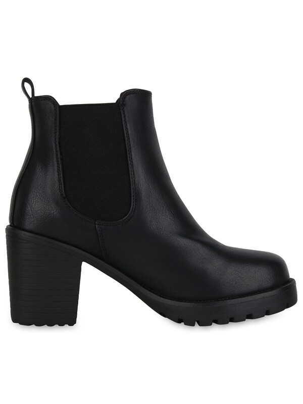 Van Hill Van Hill Chelsea Boots 'Bella' in Schwarz Super Sparpreis