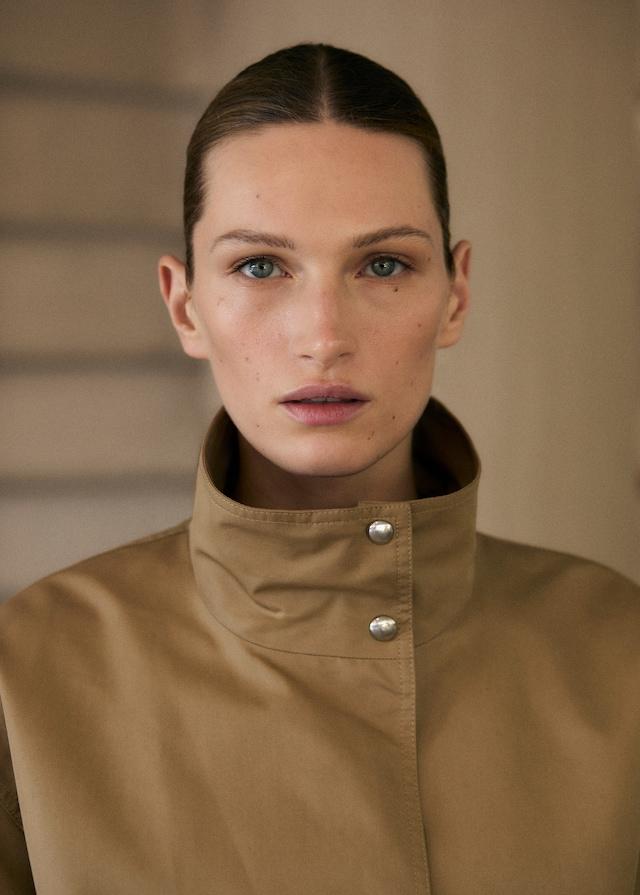 Mango Baumwoll-Parka mit gerafftem Saum Bis zu 60% Rabatt