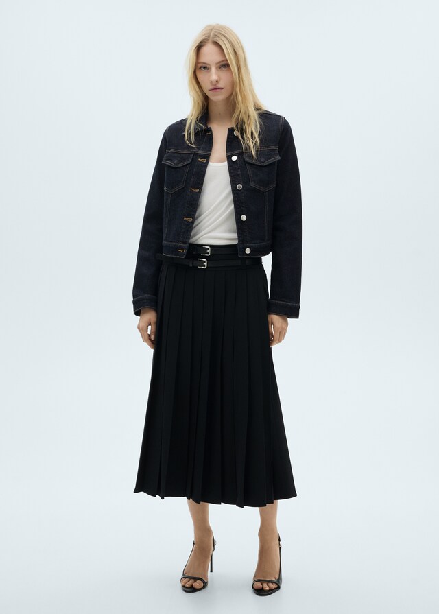 Mango Jeansjacke mit Taschen Bis zu 55% Rabatt