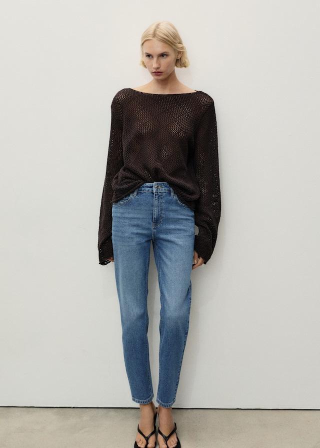Mango Comfort-Jeans mit hohem Bund Newmom Discount Store für neue Produkte
