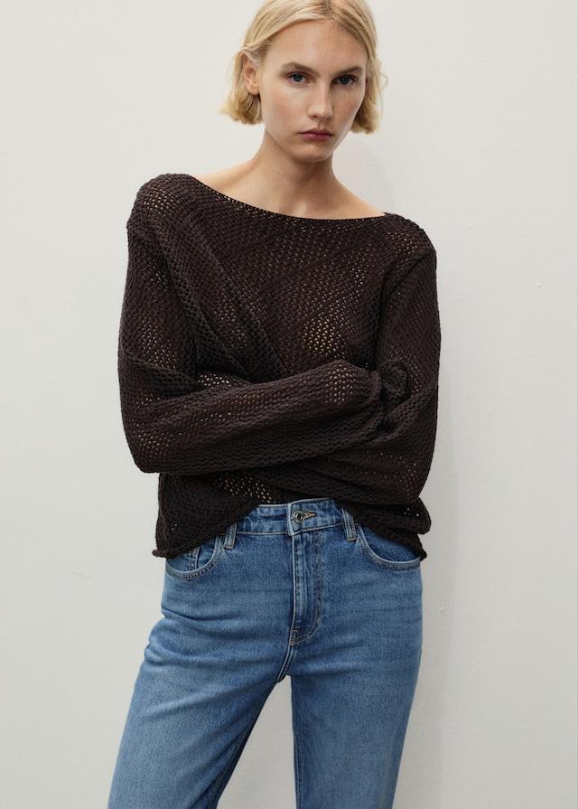 Mango Comfort-Jeans mit hohem Bund Newmom Discount Store für neue Produkte