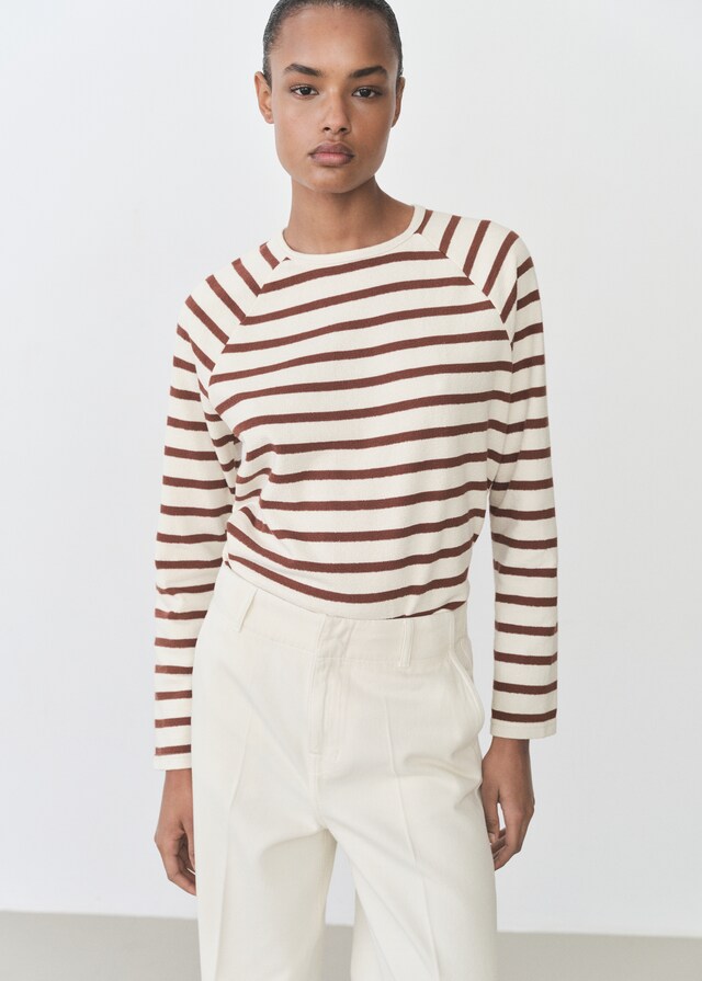 Mango Rundhals-Sweatshirt Verkauf