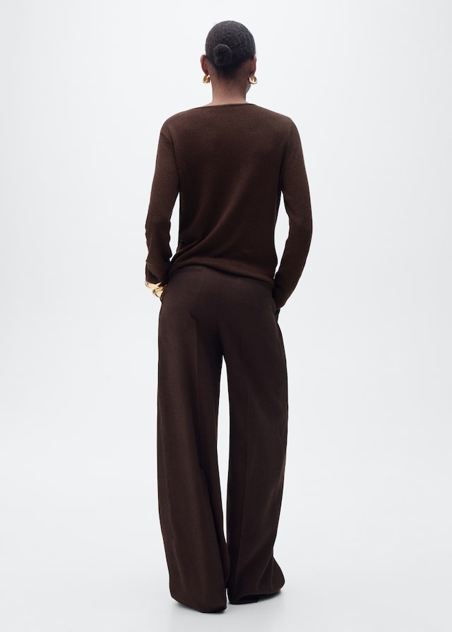 Mango Pullover aus Leinengemisch mit Bateau-Ausschnitt Hotsell