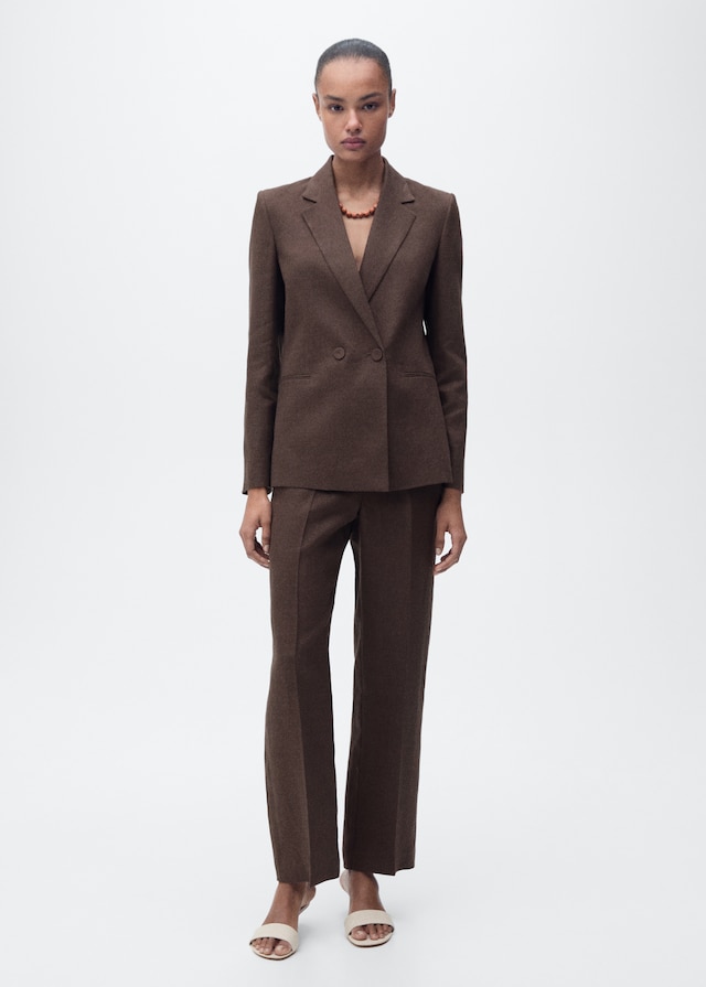Mango Anzugjacke aus 100 % Leinen Fabrikpreis