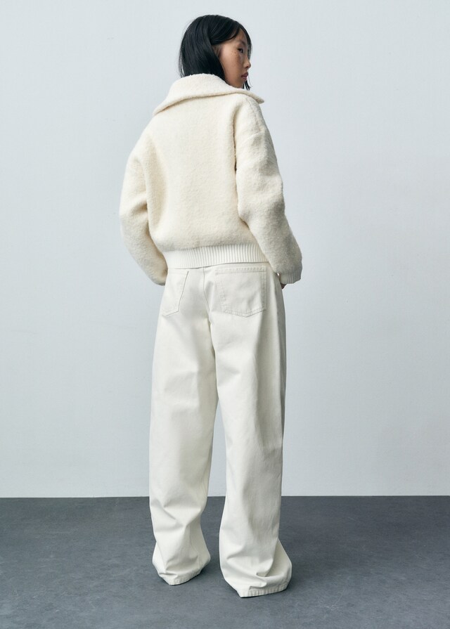 Mango Bouclé-Jacke aus Wollgemisch Online Shopping