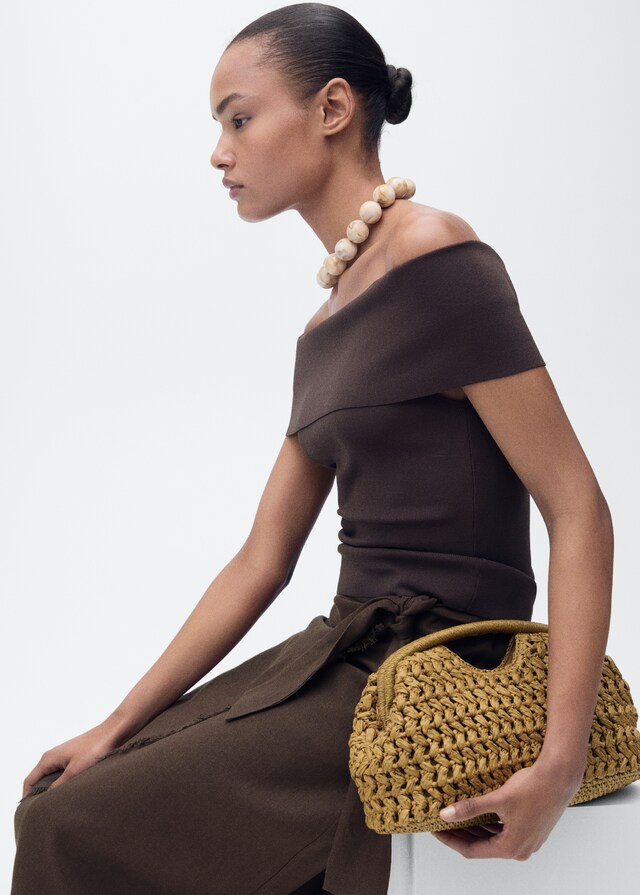 Mango Sarong-Rock aus Leinen Cyber Monday