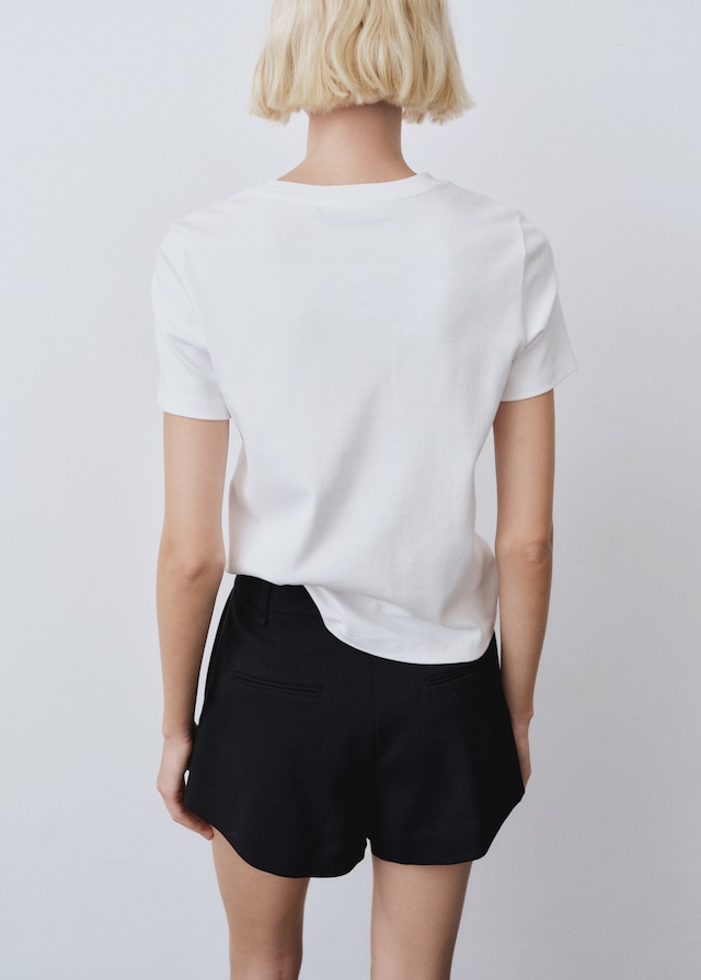 Mango Kurzärmliges Baumwoll-T-Shirt Bestseller