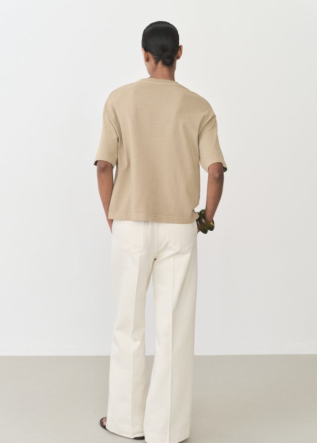 Mango Oversize Baumwoll-T-Shirt Kauf eins, bekomm eins gratis