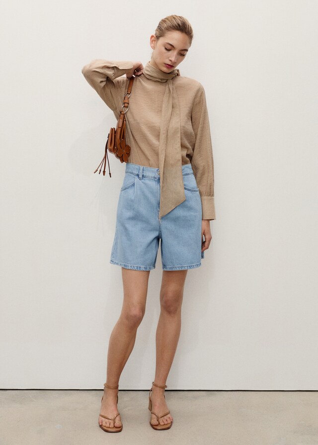 Mango Gerade Shorts mit Abnäher-Details JETZT KAUFEN