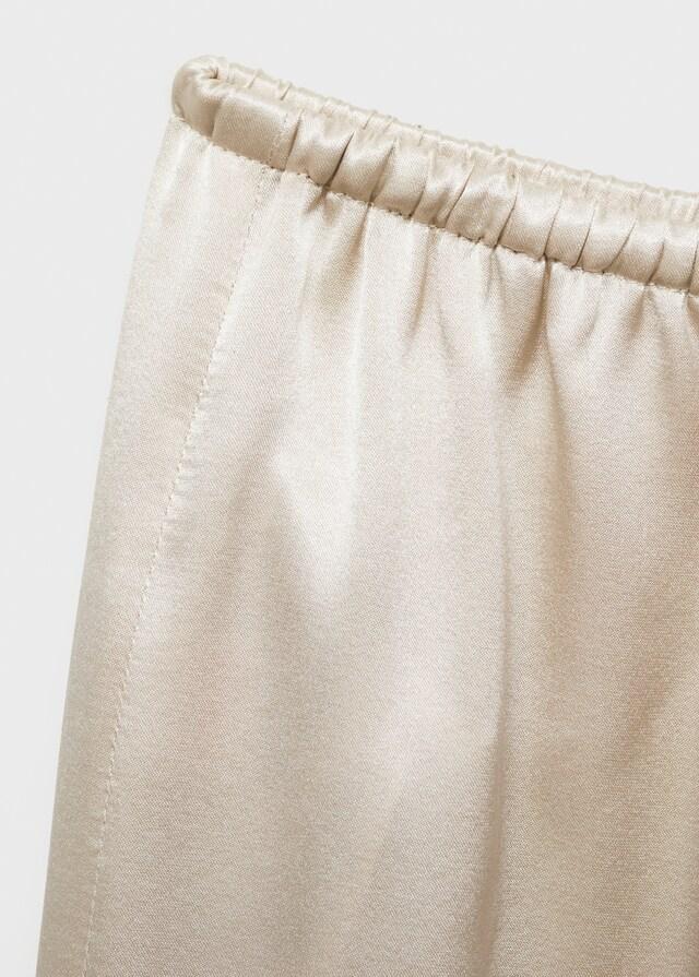 Mango Pyjamahose aus Seide Riesige Rabatte