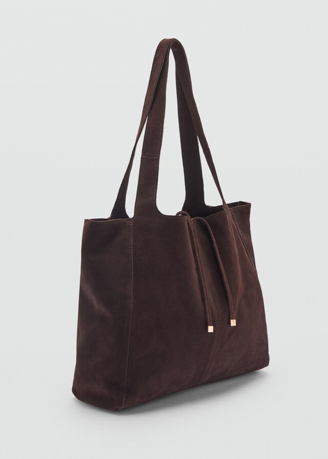 Mango Shopper-Bag aus Rauleder 2025