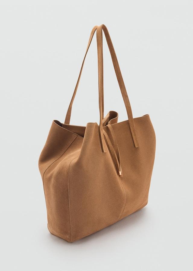 Mango Shopper-Bag aus Rauleder Online