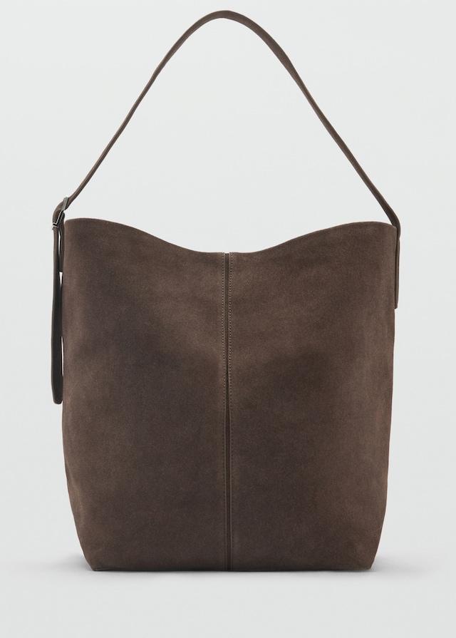 Mango Shopper-Bag aus Rauleder Outlet