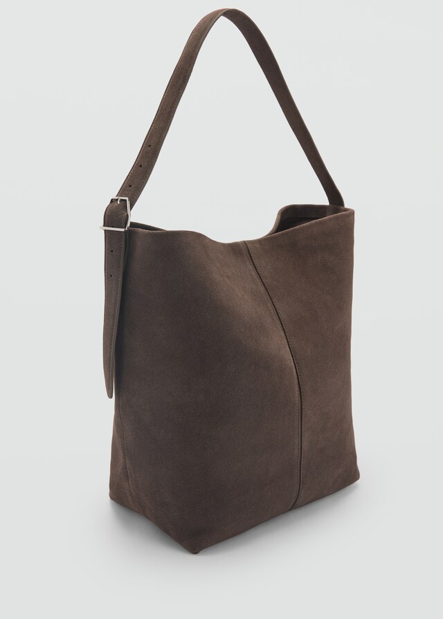 Mango Shopper-Bag aus Rauleder Outlet