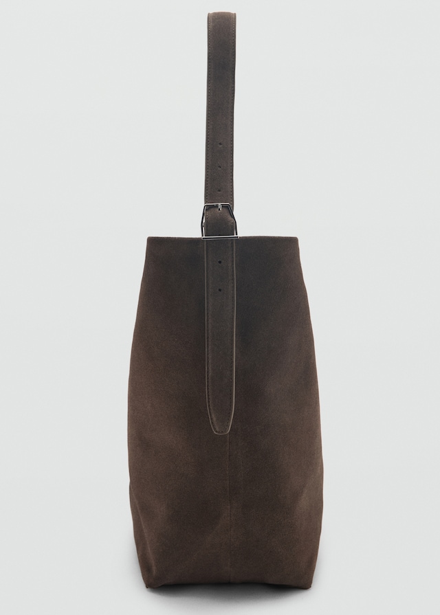 Mango Shopper-Bag aus Rauleder Outlet