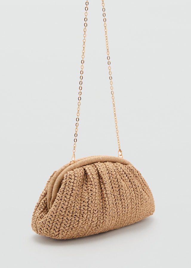 Mango Handtasche aus Naturfaser Angebote