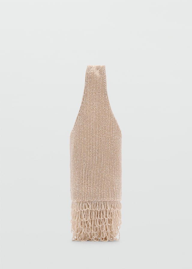Mango Bestickte Handtasche mit Schmucksteinen Hotsell