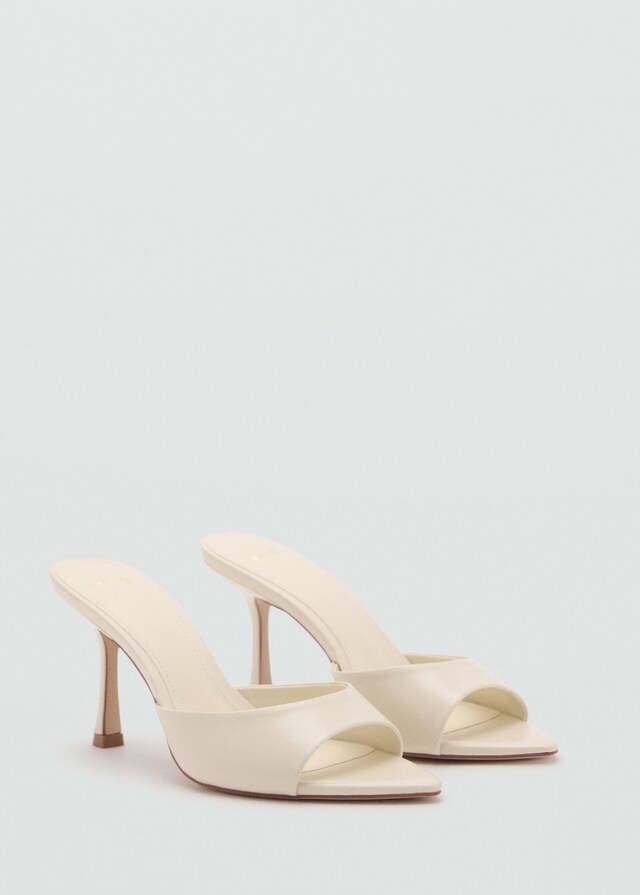 Mango Spitz zulaufende Sandalette Fabrikverkauf