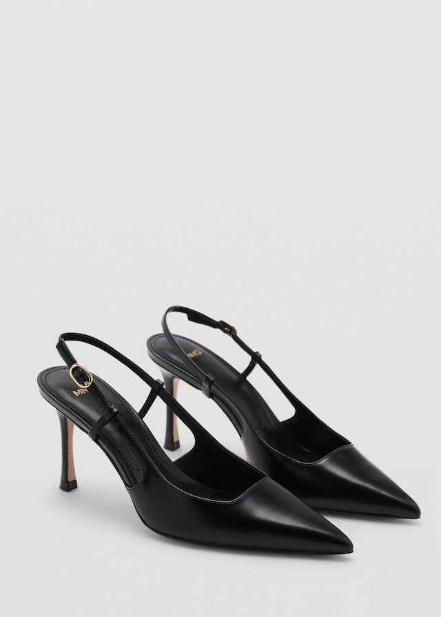 Mango Schuh Absatz Leder Spitze Meist gekauft