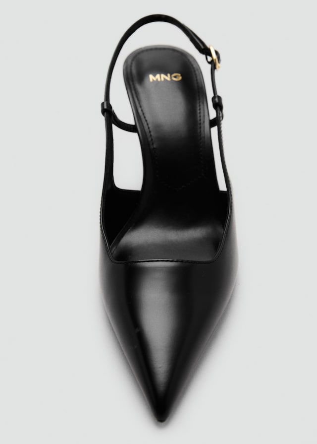 Mango Schuh Absatz Leder Spitze Meist gekauft