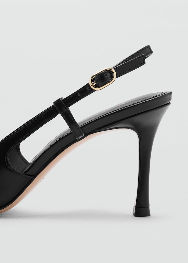 Mango Schuh Absatz Leder Spitze Meist gekauft