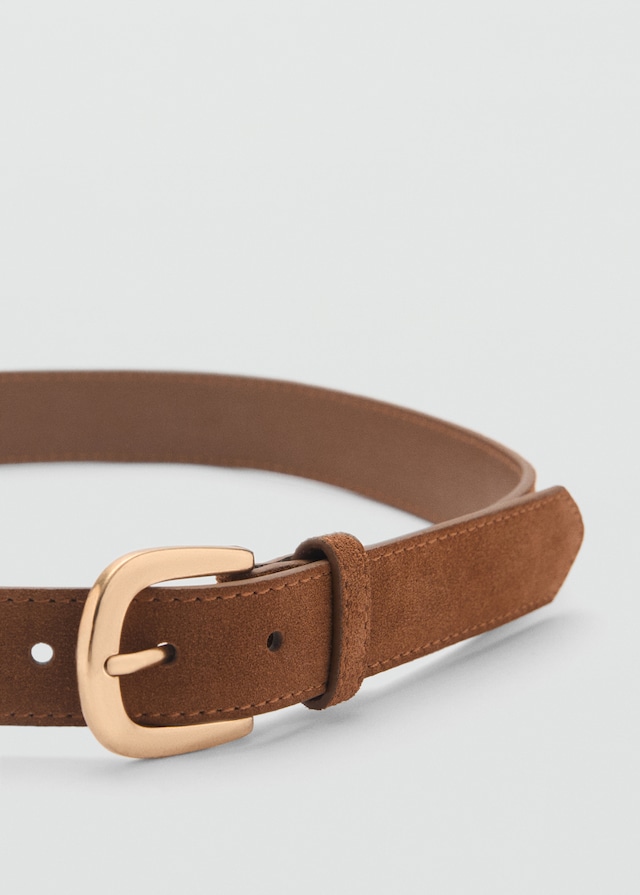 Mango Wildledergürtel Begrenztes Angebot