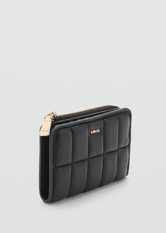 Mango Gesteppte Brieftasche mit Klappe Osterangebot