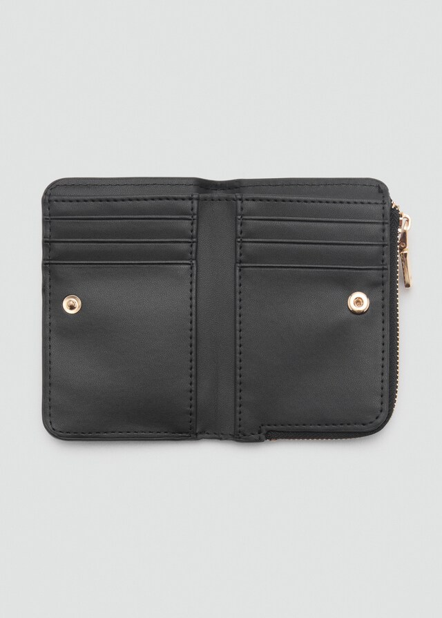 Mango Gesteppte Brieftasche mit Klappe Osterangebot