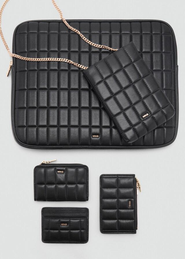 Mango Gesteppte Brieftasche mit Klappe Osterangebot