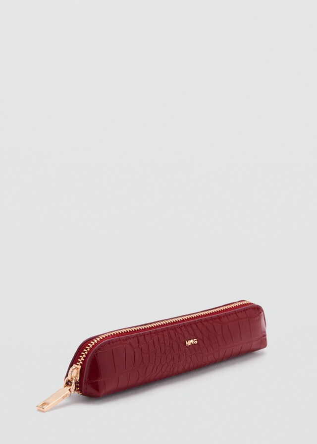 Mango Etui mit Krokoprägung und feinem Design Jubiläumsangebot