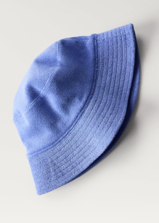 Mango Bucket Hat mit Frottee-Effekt Räumungsverkauf