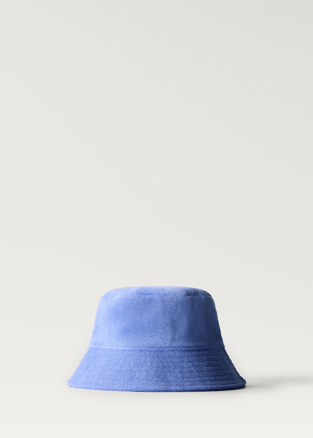 Mango Bucket Hat mit Frottee-Effekt Räumungsverkauf