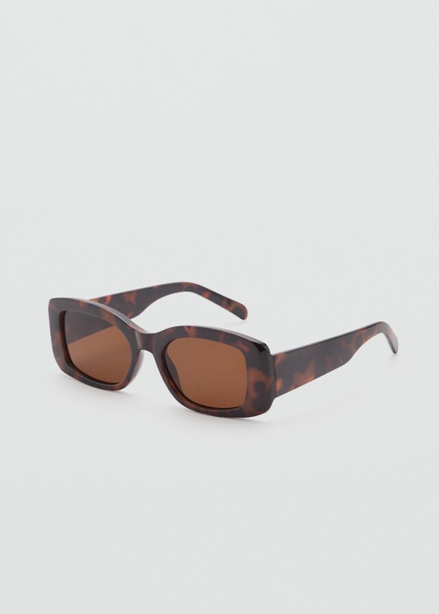 Mango Sonnenbrille mit viereckiger Brillenfassung Begrenzte Freigabe