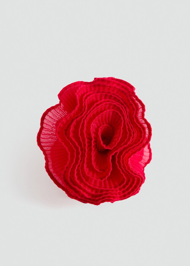 Mango Haarspange Blume Textur Letzte 3 Tage