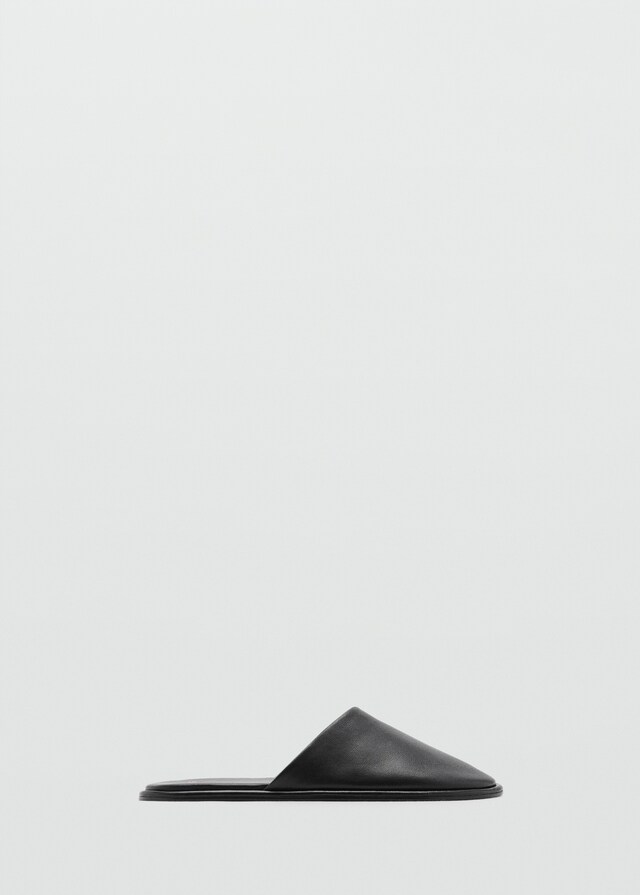 Mango Slingbacks aus Leder Nur noch ein Tag übrig