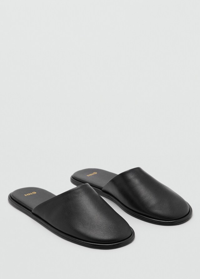Mango Slingbacks aus Leder Nur noch ein Tag übrig