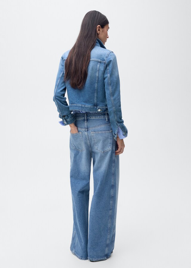 Mango Crop Jeansjacke Angebote