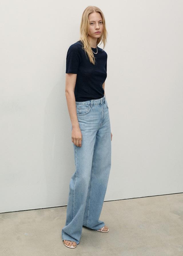 Mango Wideleg-Jeans mit hoher Bundhöhe Danila Hotsell