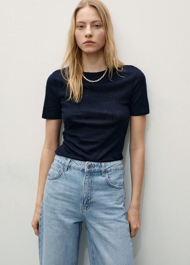 Mango Wideleg-Jeans mit hoher Bundhöhe Danila Hotsell