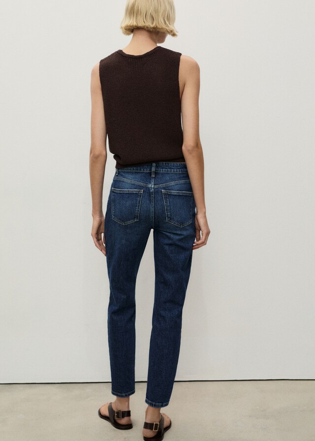 Mango Comfort-Jeans mit hohem Bund Newmom im Angebot