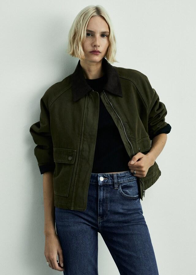Mango Comfort-Jeans mit hohem Bund Newmom im Angebot