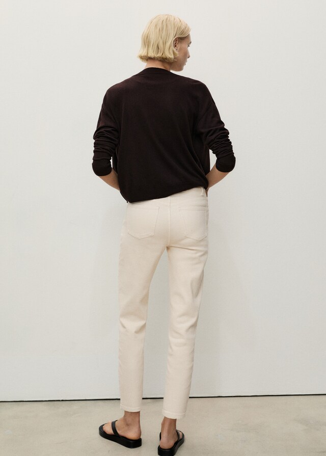 Mango Comfort-Jeans mit hohem Bund Newmom Schlussverkauf