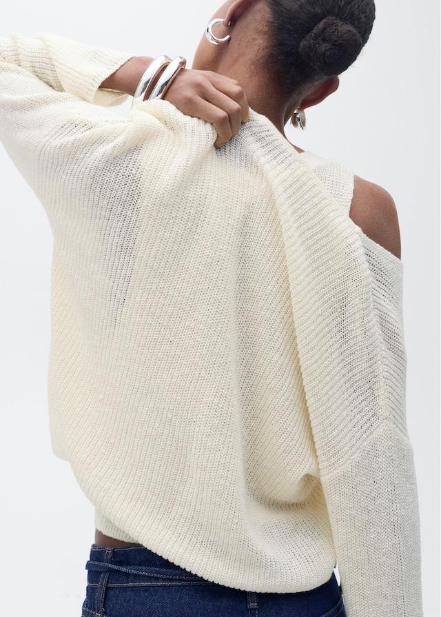 Mango Strickpullover mit V-Ausschnitt Sonderangebot